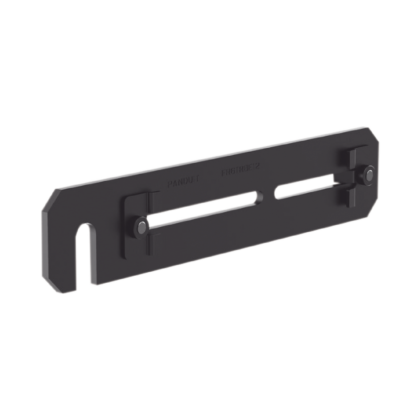 Soporte de Montaje a Techo, para Canaletas FiberRunner 4X4 o 6x4, Uso con Varilla Roscada de 1/2", Color Negro