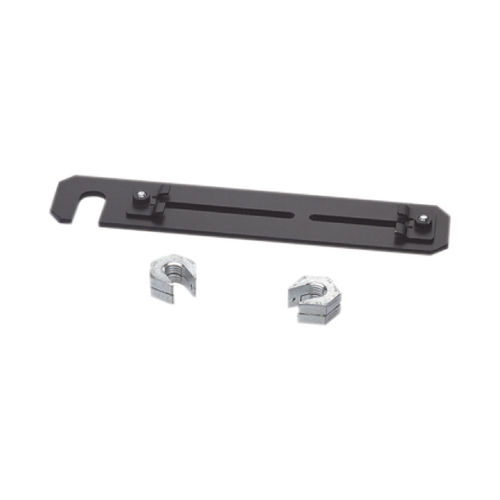 Soporte de Montaje a Techo, para Canaletas FiberRunner 4X4 o 6x4, Uso con Varilla Roscada de 5/8", Color Negro