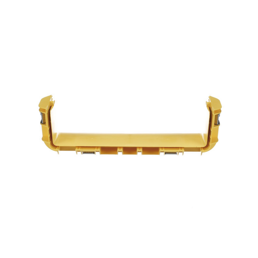 Union Recta "Cople", Para Canaleta FiberRunner™ 12X4, Color Amarillo