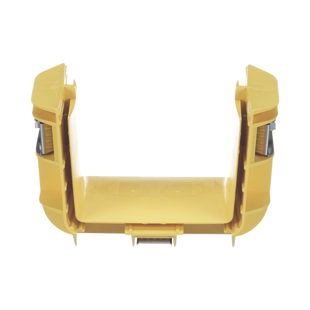 Union Recta "Cople", Para Canaleta FiberRunner™ 4X4, Color Amarillo
