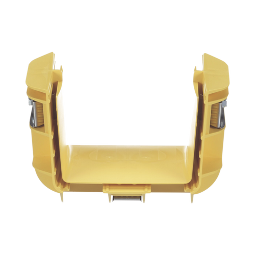 Union Recta "Cople", Para Canaleta FiberRunner™ 4X4, Color Amarillo