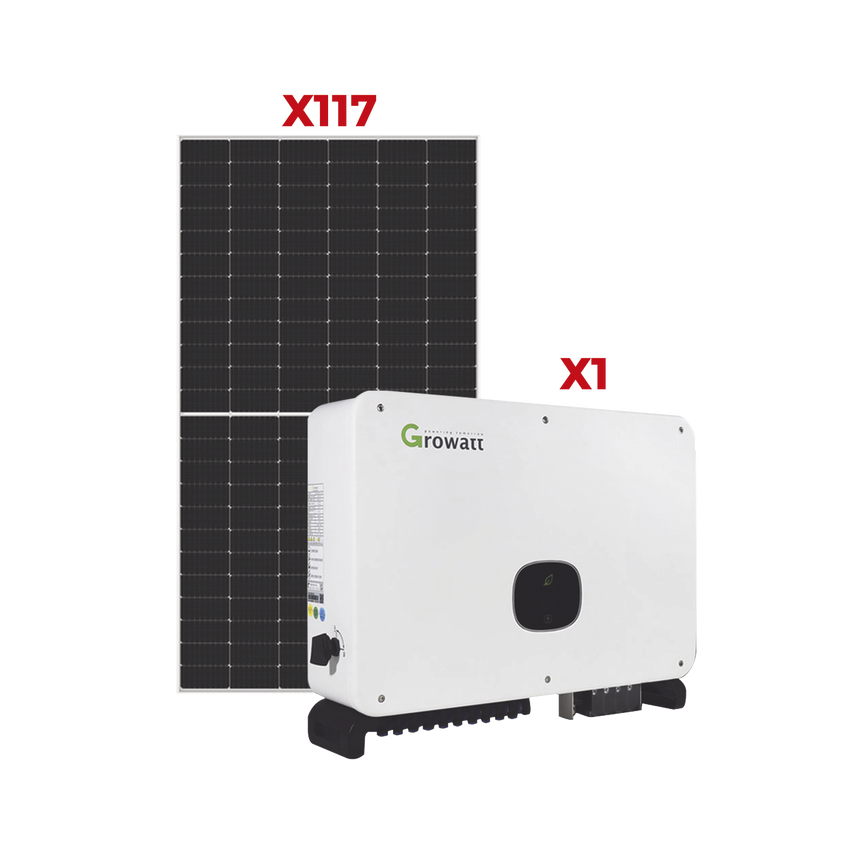 Kit de promocion 1 week 117 Modulos + Inversor 60 kW