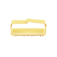 Bajada Vertical Interior de 45º con Tapa, Para uso con Canaletas 12X4 FiberRunner™, Color Amarillo