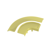 Tapa Opcional para Ángulo Recto de 90º Horizontal FRRA6X4LYL, Color Amarillo