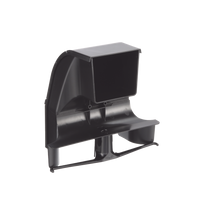 Bajada Para Canaleta FiberRunner™, Uso con Medidas 4x4, 6X4, 12X4, o 24X12, Con Reducción a 4X4, Color Negro