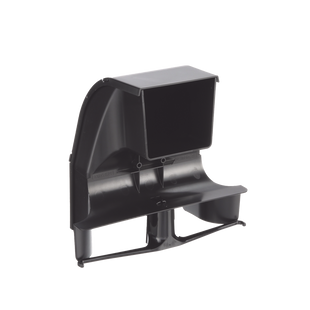 Bajada Para Canaleta FiberRunner™, Uso con Medidas 4x4, 6X4, 12X4, o 24X12, Con Reducción a 4X4, Color Negro