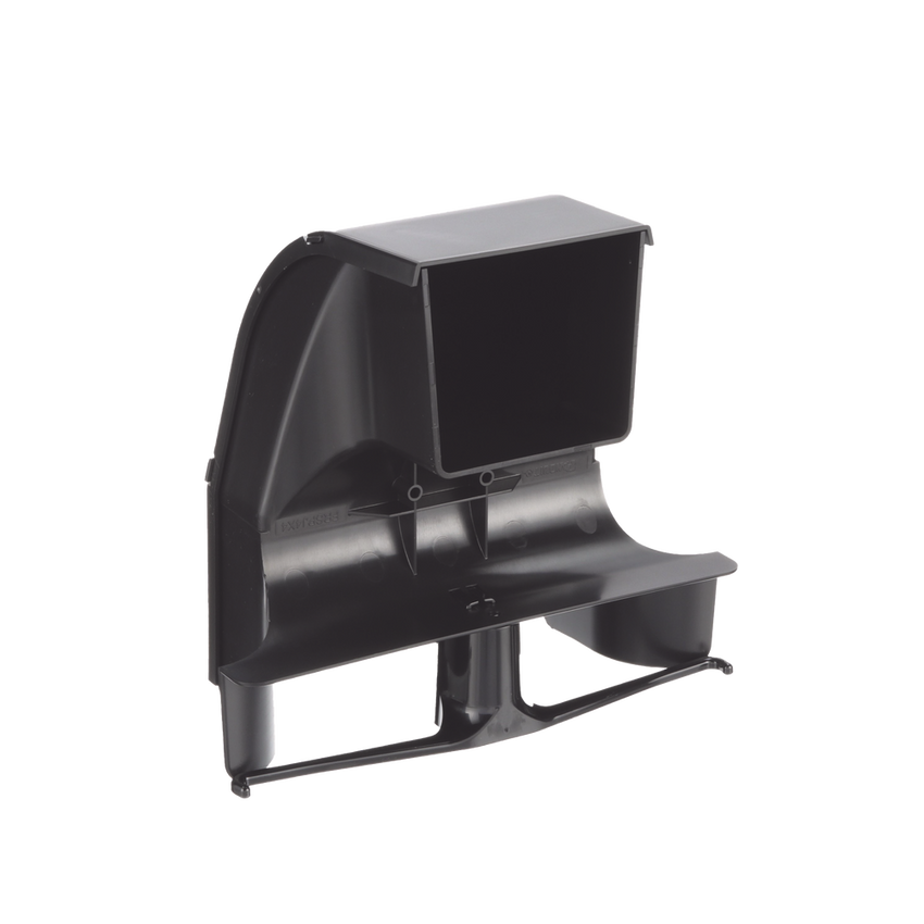 Bajada Para Canaleta FiberRunner™, Uso con Medidas 4x4, 6X4, 12X4, o 24X12, Con Reducción a 4X4, Color Negro