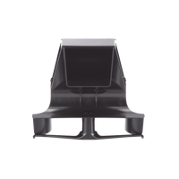 Bajada Para Canaleta FiberRunner™, Uso con Medidas 4x4, 6X4, 12X4, o 24X12, Con Reducción a 4X4, Color Negro