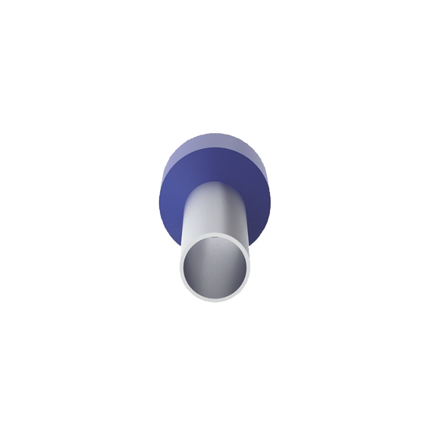 Ferrule Aislado PAN-TERM para Cable 14 AWG, Largo 12mm, DIN Color Azul. Paquete 500 Piezas
