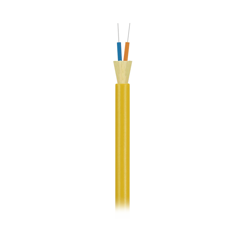 Cable de Fibra Óptica de 2 Hilos (G.657.A1), Monomodo OS2 9/125, Interior, Tight Buffer 900um, No Conductiva (Dieléctrica), Riser, Precio Por Metro