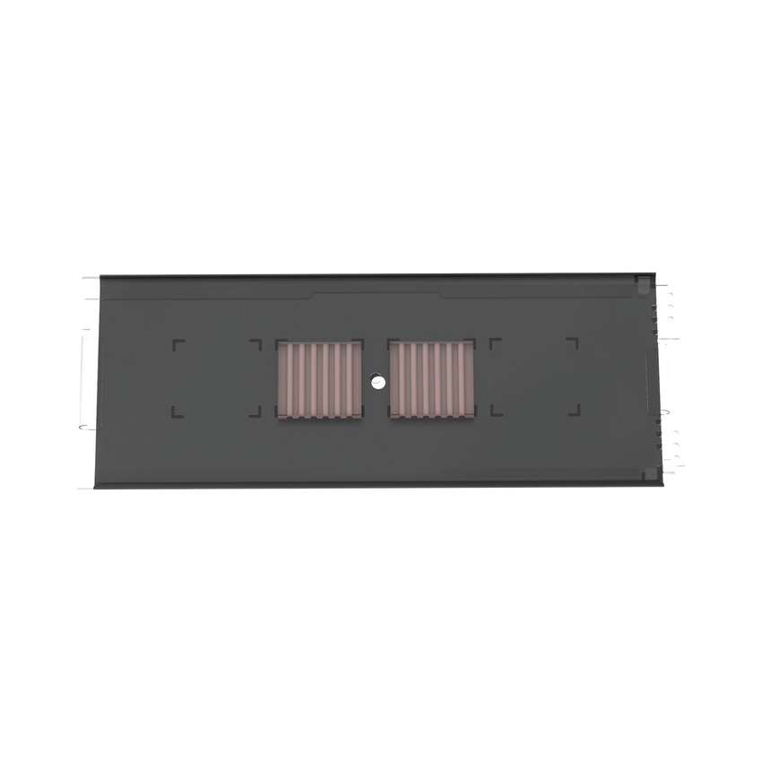 Charola de Empalme para Fibra Óptica, Para Protección de 24 Empalmes de Fusión o Mecánicos, Compatible con los Paneles FRME3 y FRME4