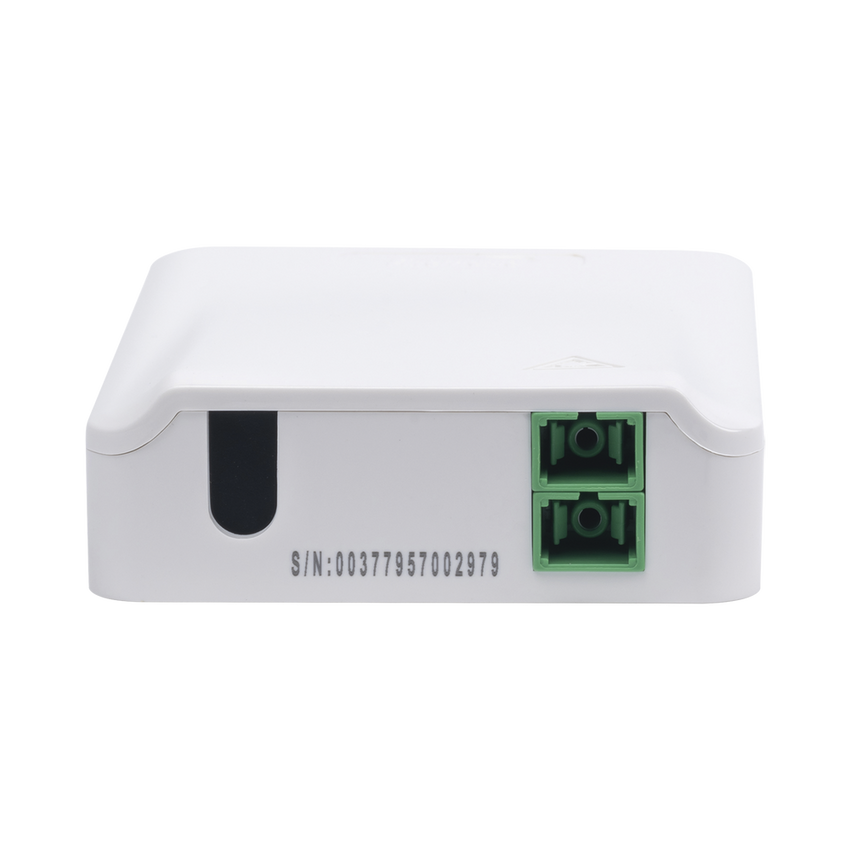 Caja Terminal de Fibra Óptica (Roseta) con 2 Acopladores SC/APC, Blanca