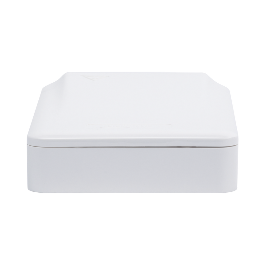 Caja Terminal de Fibra Óptica (Roseta) con 2 Acopladores SC/APC, Blanca