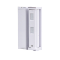 Sensor de Movimiento / Tipo Cortina / Ajuste de detección 2m o 5m / 100% Exterior / Inalambrico (Alimentación)/Compatible con cualquier panel de alarma / Proteja fachadas, puertas, ventanas, balcones y mas!