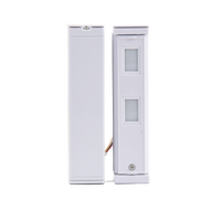 Sensor de Movimiento / Tipo Cortina / Ajuste de detección 2m o 5m / 100% Exterior / Inalambrico (Alimentación)/Compatible con cualquier panel de alarma / Proteja fachadas, puertas, ventanas, balcones y mas!