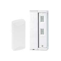 Sensor de Movimiento  Inalambrico/ Tipo Cortina / Ajuste de detección 2m o 5m / 100% Exterior / Inalámbrico / Incluye transmisor SFWST232 para paneles Honeywell / Proteja fachadas, puertas, ventanas, balcones y mas!
