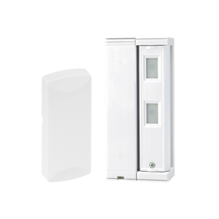 Sensor de Movimiento  Inalambrico/ Tipo Cortina / Ajuste de detección 2m o 5m / 100% Exterior / Inalámbrico / Incluye transmisor SFWST232 para paneles Honeywell / Proteja fachadas, puertas, ventanas, balcones y mas!