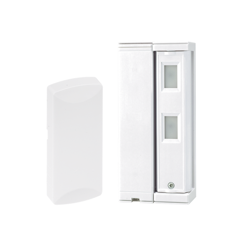 Sensor de Movimiento  Inalambrico/ Tipo Cortina / Ajuste de detección 2m o 5m / 100% Exterior / Inalámbrico / Incluye transmisor SFWST232 para paneles Honeywell / Proteja fachadas, puertas, ventanas, balcones y mas!