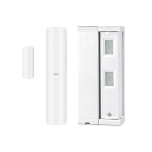 Sensor de Movimiento / Tipo Cortina / Ajuste de detección 2m o 5m / 100% Exterior / Inalámbrico / Incluye transmisor DS-PDMC-EG2-WB(B) para paneles AXPRO/ Proteja fachadas, puertas, ventanas, balcones y mas!