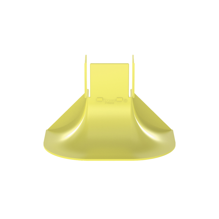 Accesorio de Control de Radio de Curvatura, Para Bajadas de Cable con Canaletas FiberRunner 2x2, Color Amarillo