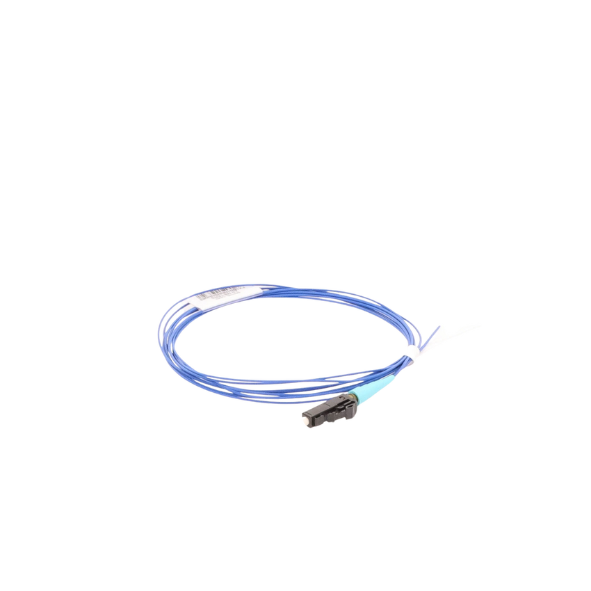 Pigtail de Fibra Óptica LC Simplex, Multimodo OM3 50/125, 900um, Color Aqua, 2 Metros (6.56 Pies)