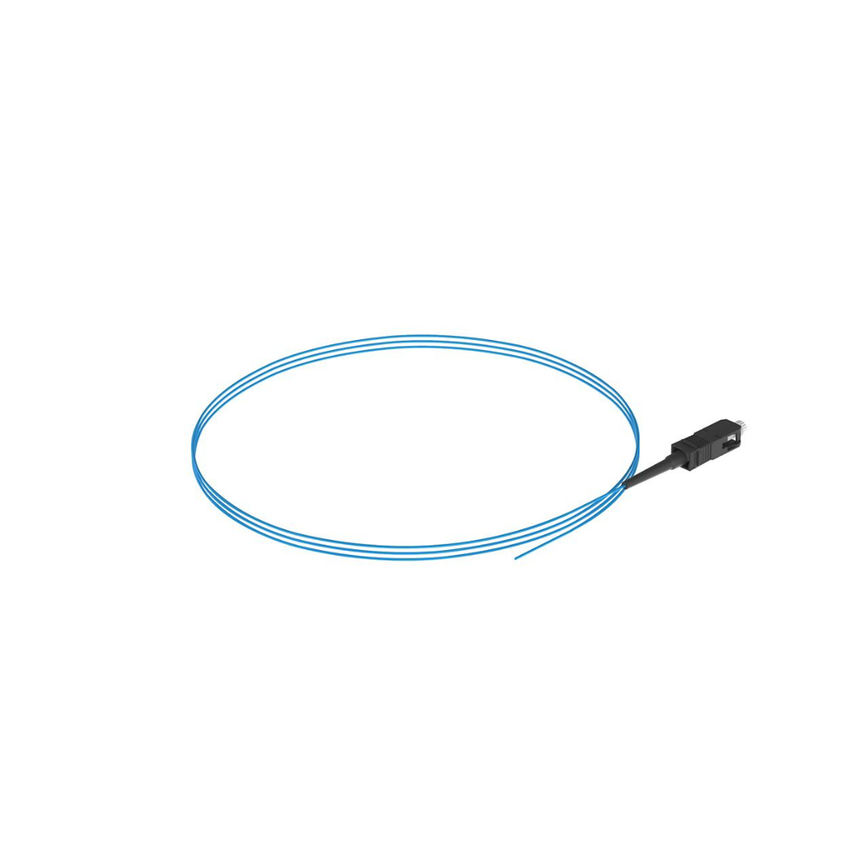 Pigtail de Fibra Óptica SC Simplex, Multimodo OM3 50/125, 900um, Color Aqua, 3 Metros (9.84 Pies)