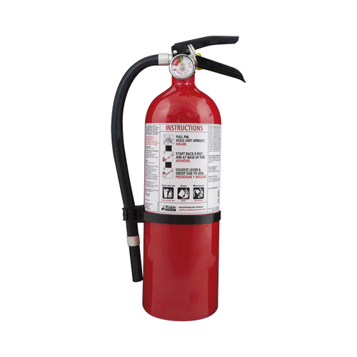 Extintor Desechable de Polvo Químico Seco | Fuegos Clase A, B y  Residencial | Paquete con 4 | 4 lb Pieza