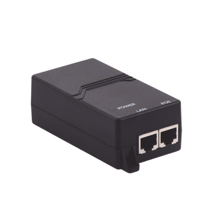 Inyector PoE Pasivo 48vcc Gigabit para APs Grandstream hasta 24W GWN7605, GWN7605LR, GWN7615, GWN7630, GWN7630LR, GWN7660, GWN7660LR y GWN7664.