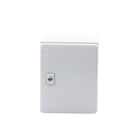 Gabinete de Acero / Nema 4 -IP 66 de 20 x 25 x 15 cm / Platina y certificado UL.