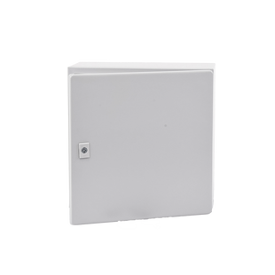 Gabinete de Acero, Nema 4 -IP 66 de 40 x 40 x 20 cm con Platina y certificado UL.