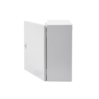 Gabinete de Acero, Nema 4 -IP 66 de 40 x 40 x 20 cm con Platina y certificado UL.