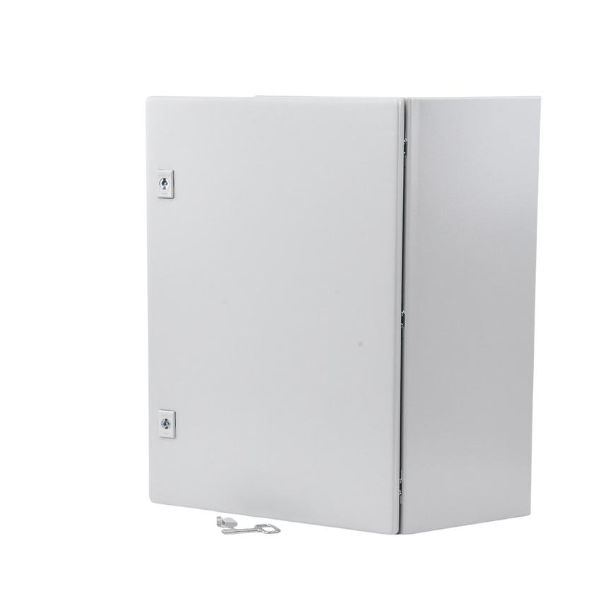 Gabinete de Acero, Nema 4 -IP 66 de 40 x 60 x 25 cm con Platina y certificado UL.