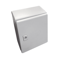 Gabinete de Acero, Nema 4 -IP 66 de 40 x 60 x 25 cm con Platina y certificado UL.