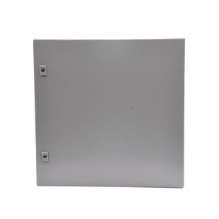 Gabinete de Acero, Nema 4 -IP 66 de 60 x 60 x 25 cm con Platina y certificado UL.