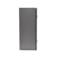 Gabinete de Acero, Nema 4 -IP 66 de 60 x 60 x 25 cm con Platina y certificado UL.