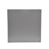 Gabinete de Acero, Nema 4 -IP 66 de 60 x 60 x 25 cm con Platina y certificado UL.