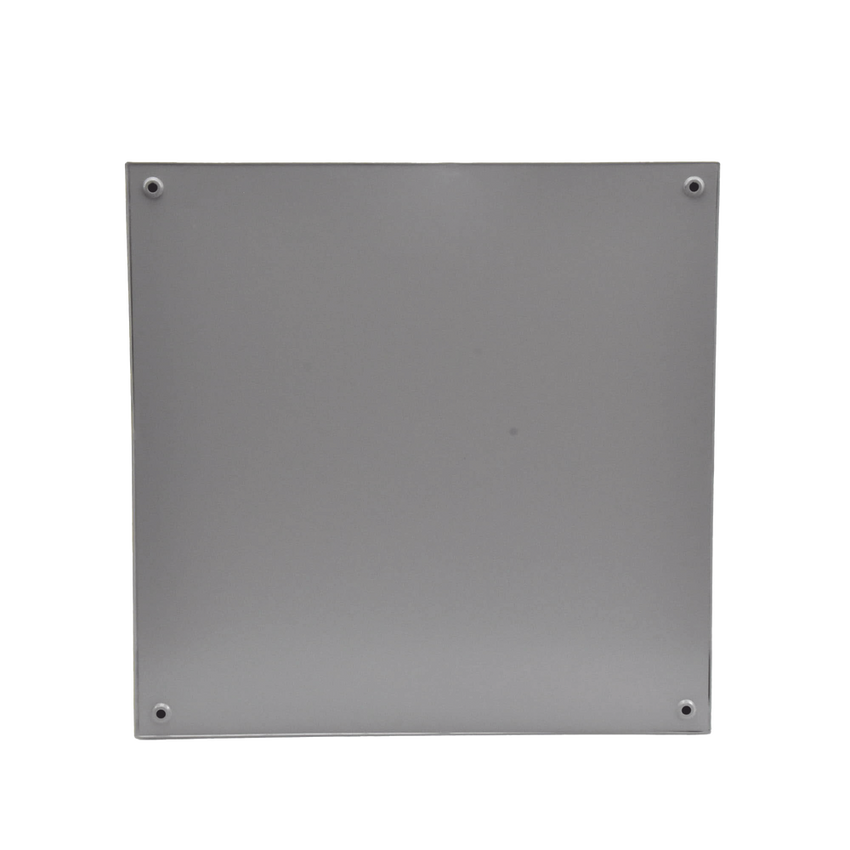 Gabinete de Acero, Nema 4 -IP 66 de 60 x 60 x 25 cm con Platina y certificado UL.
