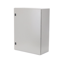 Gabinete de Acero, Nema 4 -IP 65 de 60 x 80 x 30 cm con Platina.