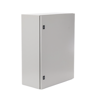 Gabinete de Acero, Nema 4 -IP 65 de 60 x 80 x 30 cm con Platina.