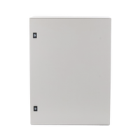 Gabinete de Acero, Nema 4 -IP 65 de 60 x 80 x 30 cm con Platina.