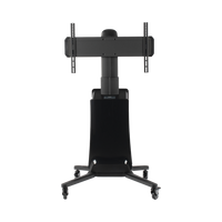 MONTAJE  DE PISO MOVIL PARA PANTALLAS 55-80IN  AJUSTABLE MOTORIZADO