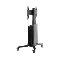 MONTAJE  DE PISO MOVIL PARA PANTALLAS 55-80IN  AJUSTABLE MOTORIZADO