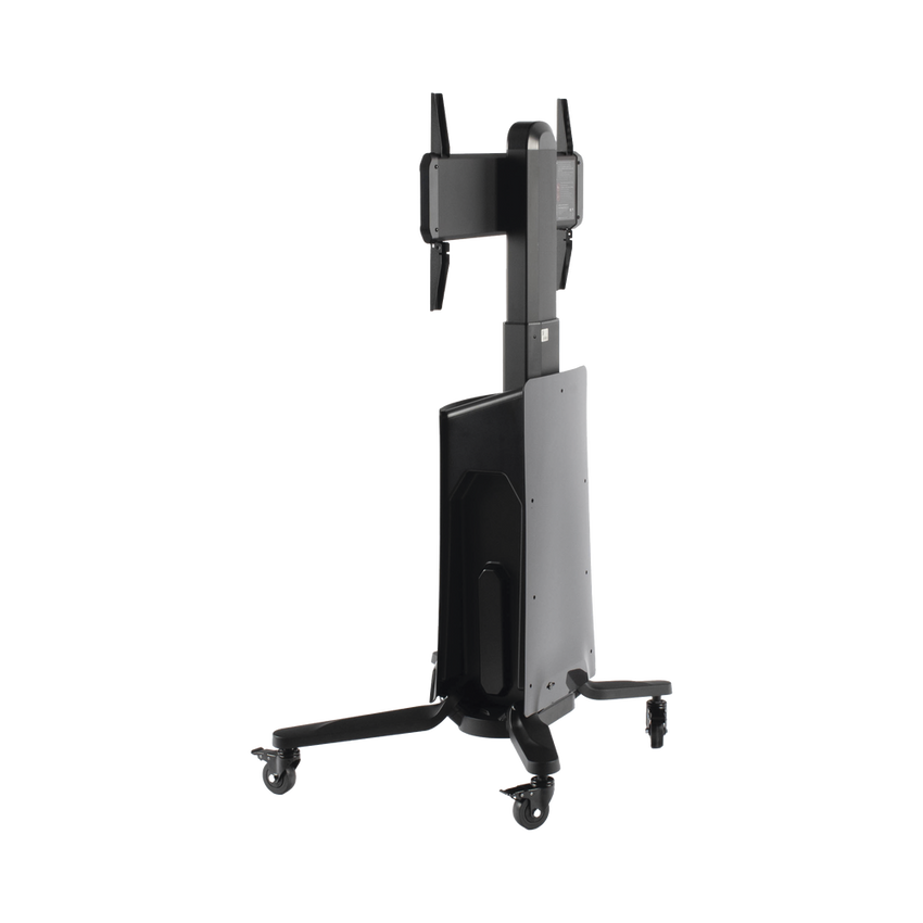 MONTAJE  DE PISO MOVIL PARA PANTALLAS 55-80IN  AJUSTABLE MOTORIZADO