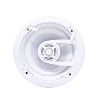 Ghost series, altavoz de 3 vías de plafón 9in, diseño trugrip  sin herramientas, woofer de polipropileno blanco, 150w 8ohms