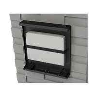 Gabinete Metálico de Seguridad para DVR/NVR, Ancho 396 mm x 78 mm de Alto x