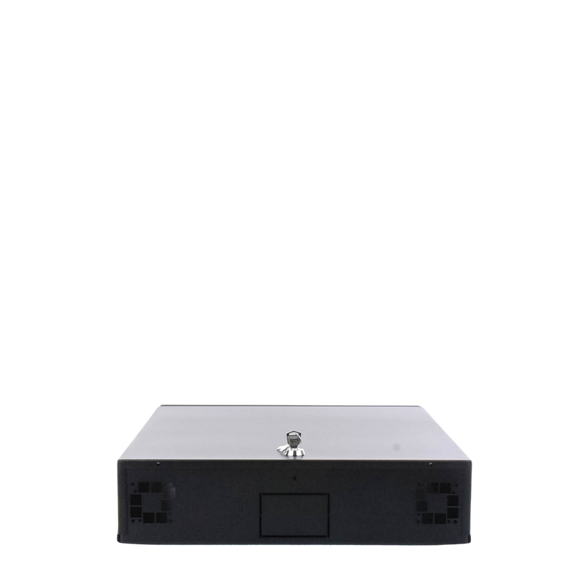 Gabinete Metálico para DVR/NVR. Tamaño Max. de DVR/NVR: 445 x 88 x 400mm (An.xAl.xProf.). Compatible con Fuente SLIM.
