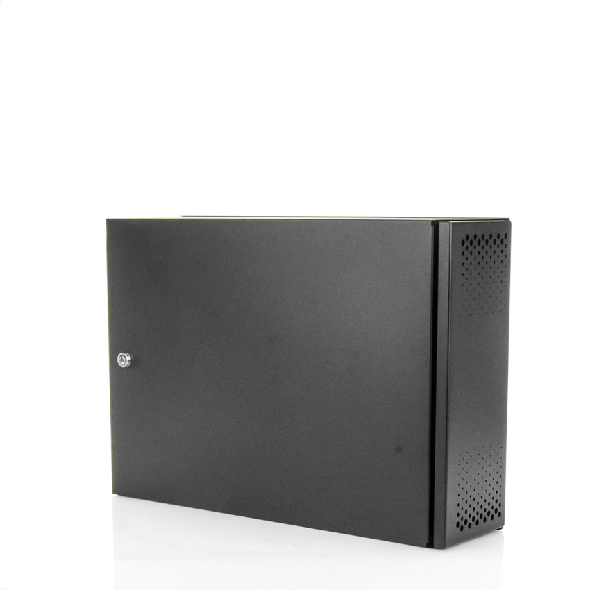 Gabinete Metálico para DVR/NVR con Chapa y llave.