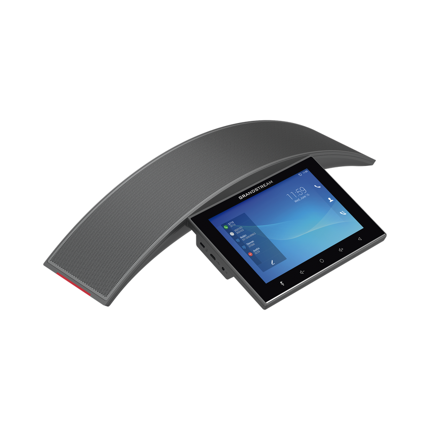 Teléfono - Audioconferencias IP Android 10, 12 líneas SIP con 12 cuentas, pantalla táctil  8", puertos Gigabit, Wi-Fi, Bluetooth, PoE, codec Opus, IPV4/IPV6 con gestión en la nube GDMS