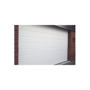 Puerta de Garage de Alta Calidad / Linea Central / Color Blanco 8X7 pies,  AISLADA, Estilo Americana.