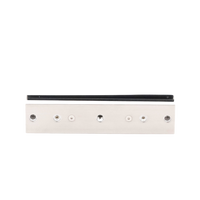 Montaje en "U" para Puertas de Vidrio /1/2" de Grosor/  Uso con chapas de 600 y 750 lbs / Ajuste por Opresores